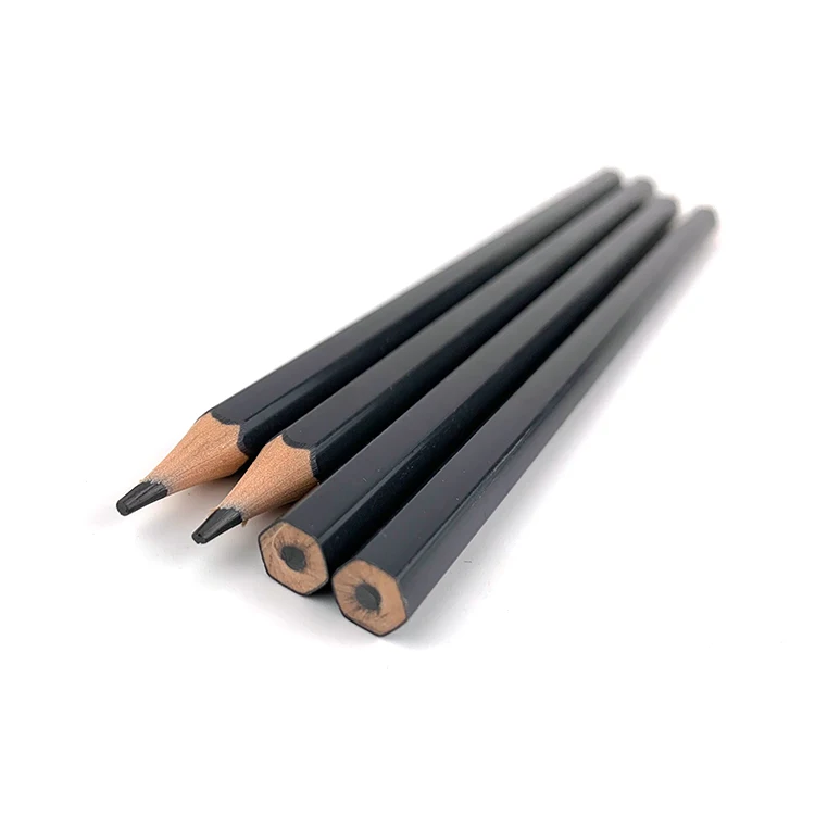 Custom Kids Drawing 7 Inch Plastic Black Graphite HB Pencil without Eraser