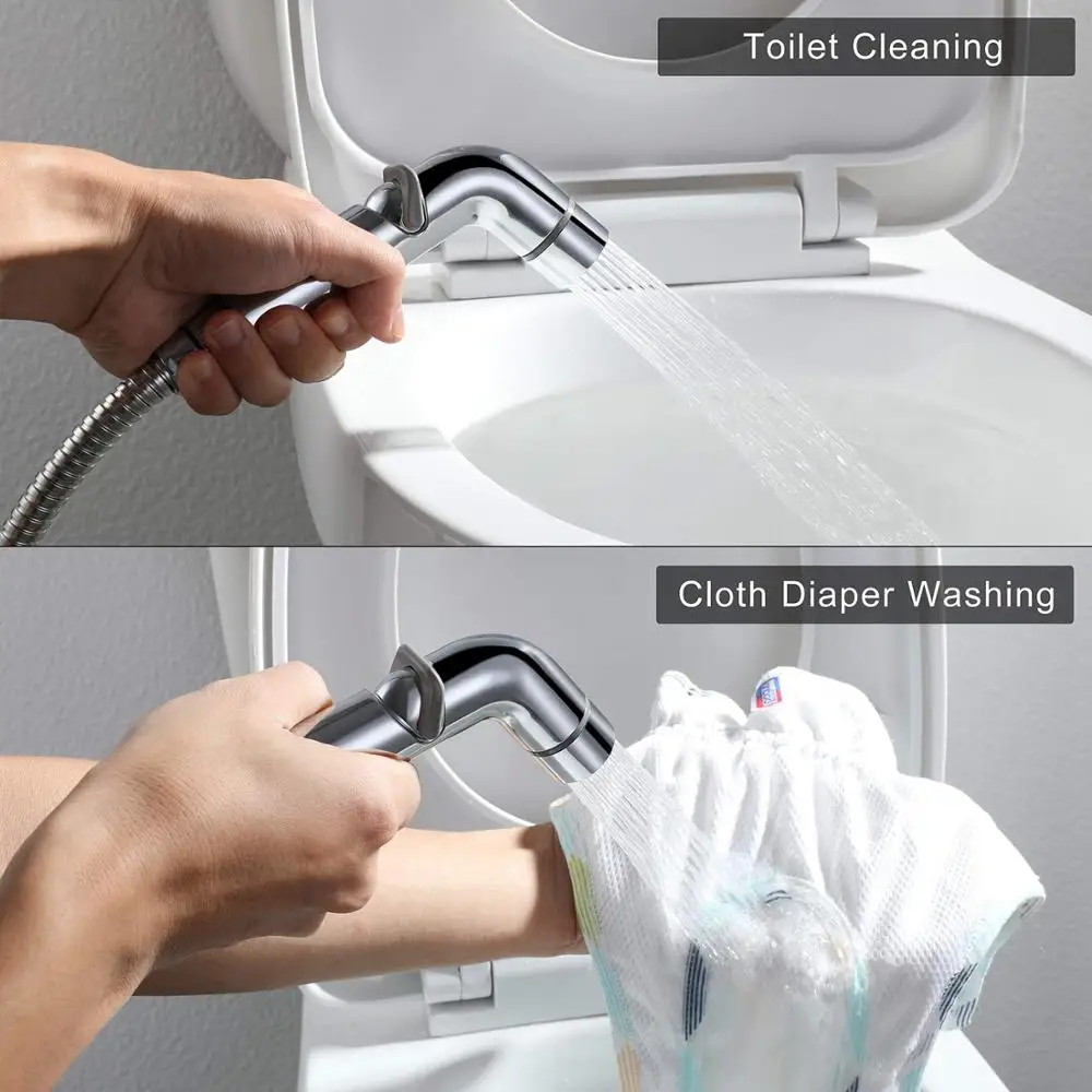 Hand Held Bidet Sprayer Baby Cloth Diaper Sprayer Spray Shattaf Muslim Shower