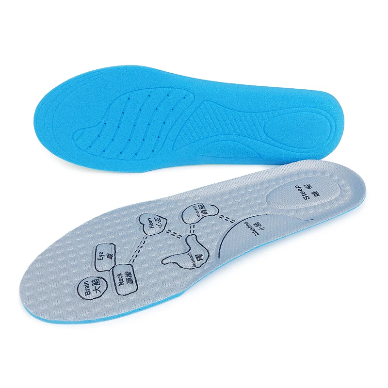 Comfortable Medical Shoe Sole Acupressure Foot Insoles Shoes Breathable Deodorant Sport Insoles