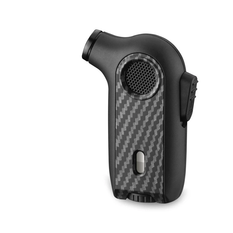 New Style mini 360-degree inverted ignition gas torch lighter windproof safety lock visual window lighter for BBQ cigar