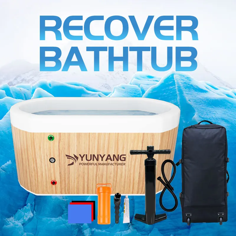 Wholesale Inflatable Ice Bath Cold Therapy Tub ice barrel bath pool OEM Icebath Ice Barrel For Sports/Athlete/Fitness Recovery