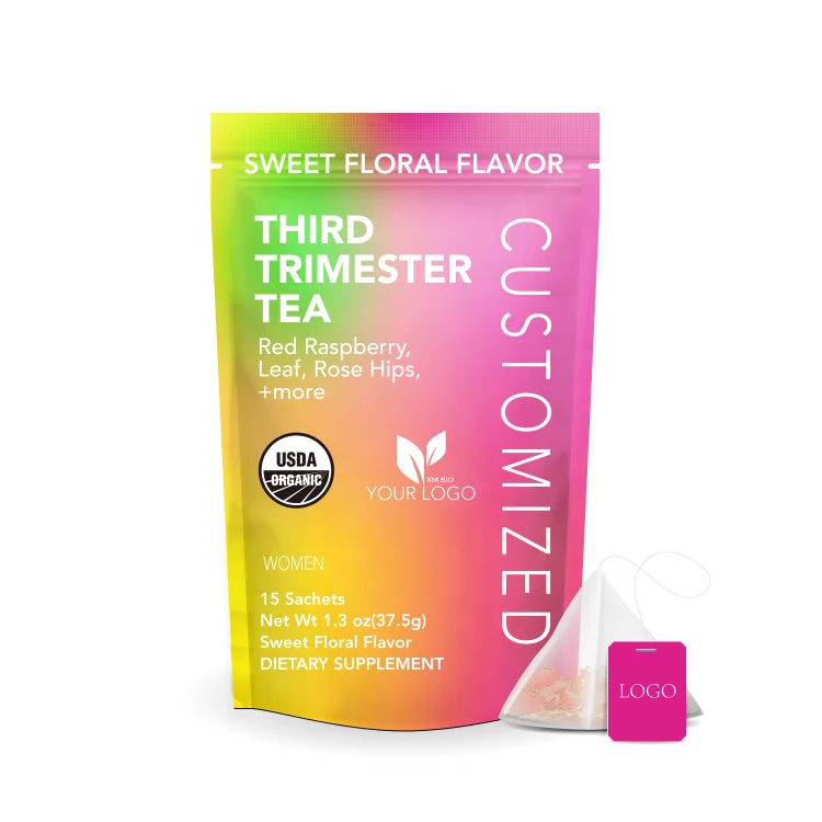 Customized Organic Prenatal Support Third-Trimester Pregnancy Tea