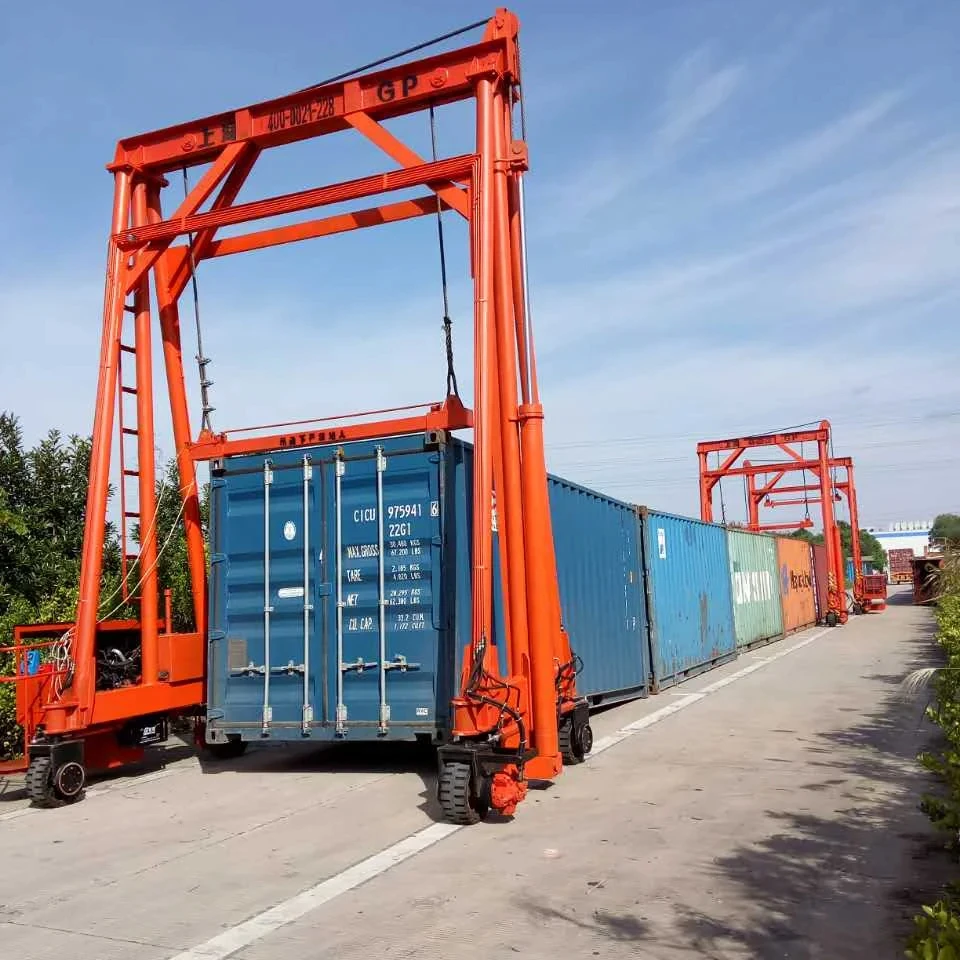 Straddle Carrier Container Crane For factories and warehouses