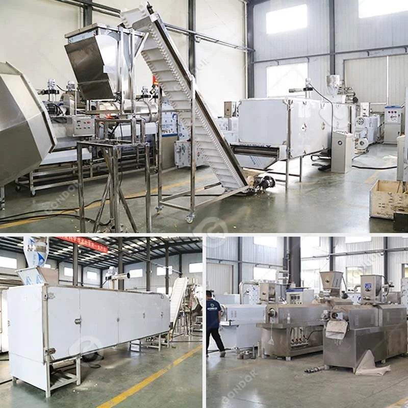 Extrusion Food High Efficiency Industry Small Scale Pasta Shape Macaroni Make Machine for Production Line