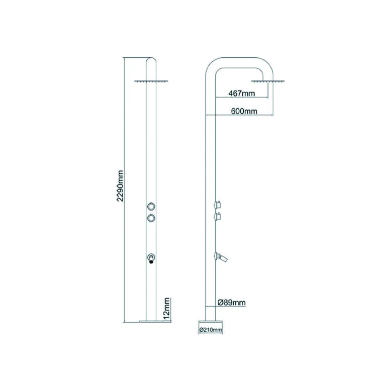 pool outdoor shower panel price stainless steel outdoor shower stand pool shower