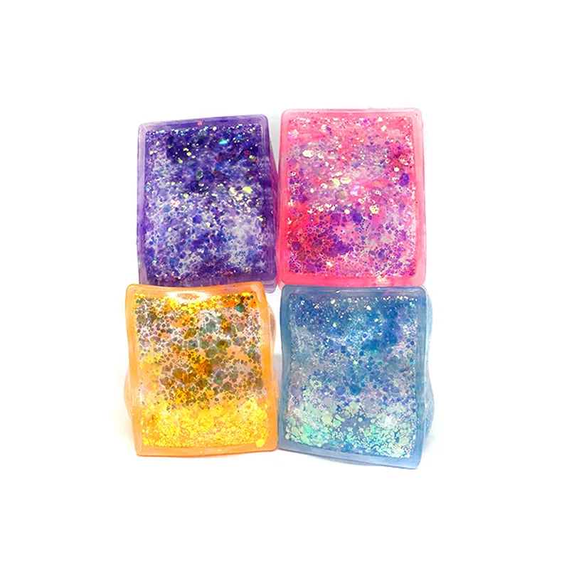 Vent Tofu Malt Sugar Squeezing Toy Ice Cube Stress Relief Ball Slow Rebound Hot Toys