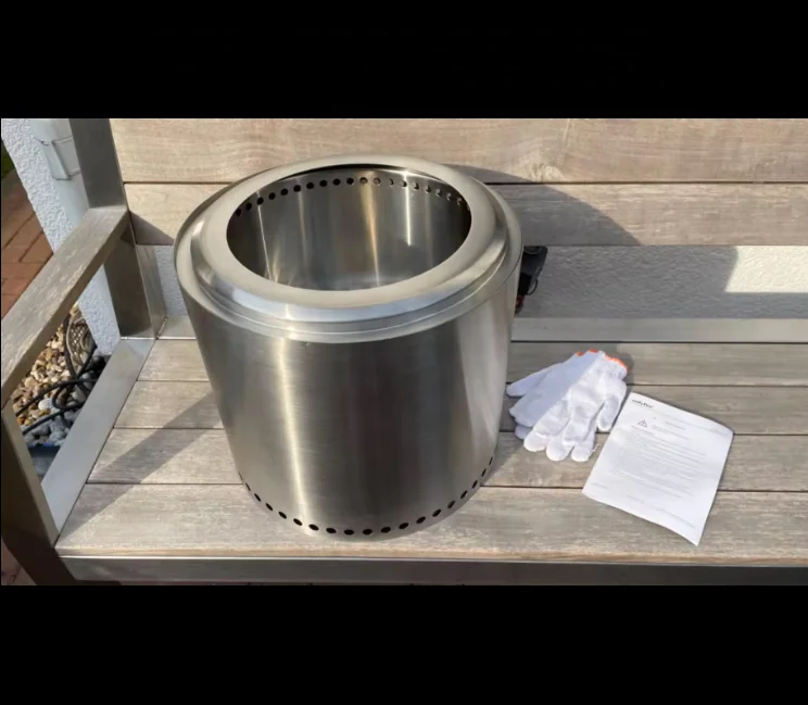 New Design Outdoor Solo Stove Smokeless Wood Burning Stainless Steel Fire Pit For Garden