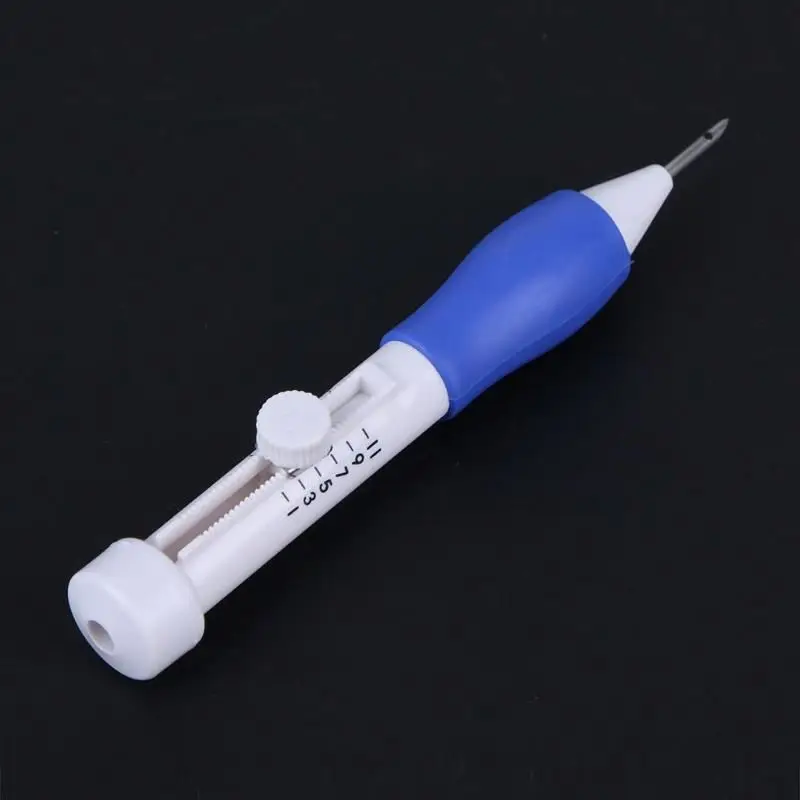 K1020 DIY Punch Needle Russian Embroidery Poking Cross Stitch Tools Crochet Hook 1 Set Embroidery Handmaking Sewing Tool