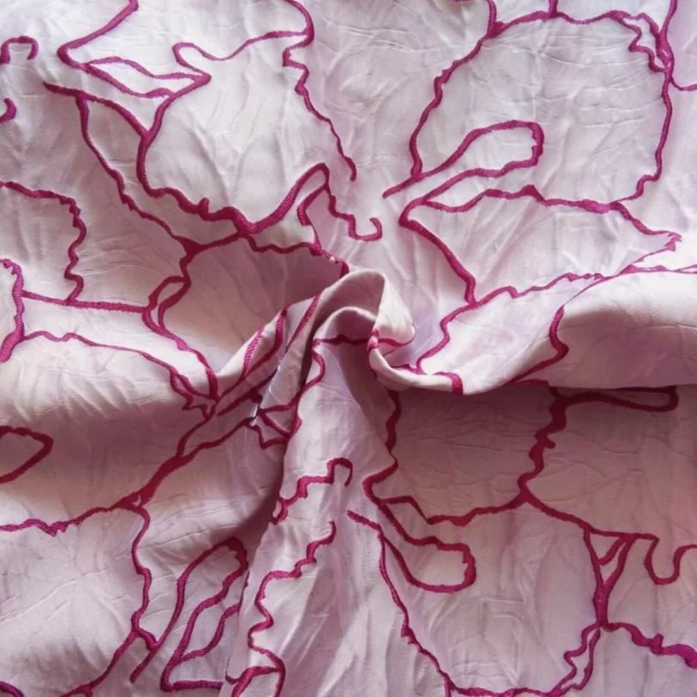 100gsm polyester nylon double sides yarn dyed jacquard cloth fabric