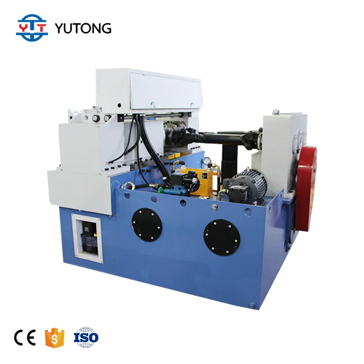 Straight thread rolling machine scaffolding pipe thread rolling machine