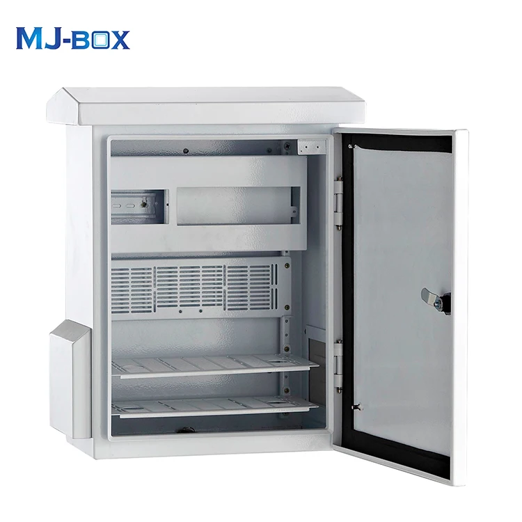 Weatherproof electrical cabinet pole mounted outdoor distribution box