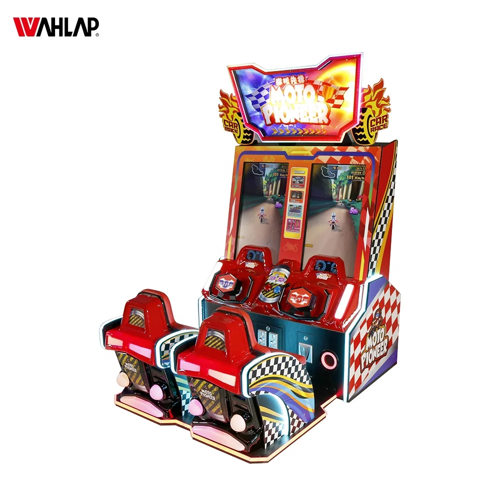 Mini Arcade coin operated arcade video games machine motor racing game for kids
