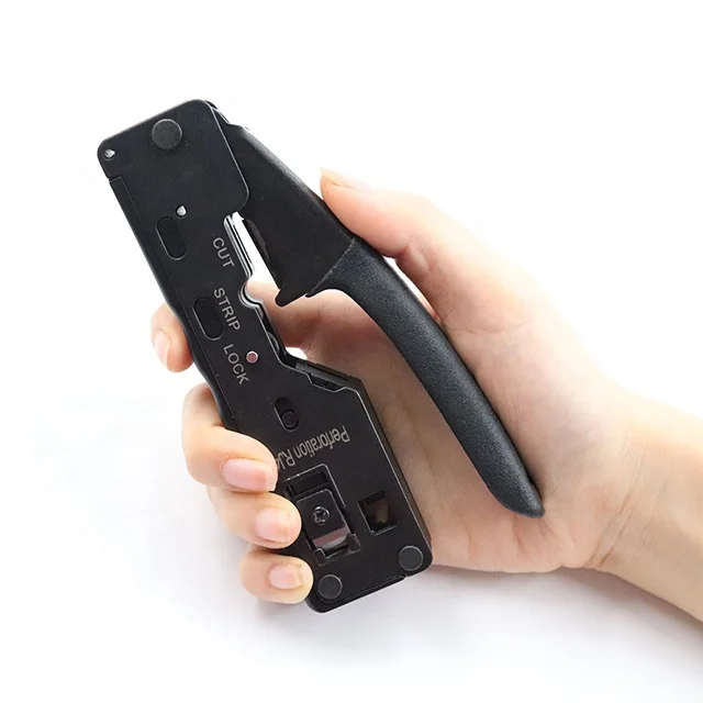 Wholesale Cable Crimper Easy Handing RJ45 Crimping Tool Crimp 22awg 32awg CAT5E CAT6 CAT7 Cable Plier Tool