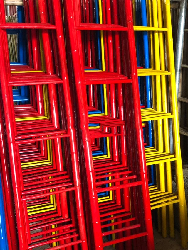 Бамбуковая лестница сделано во Вьетнаме