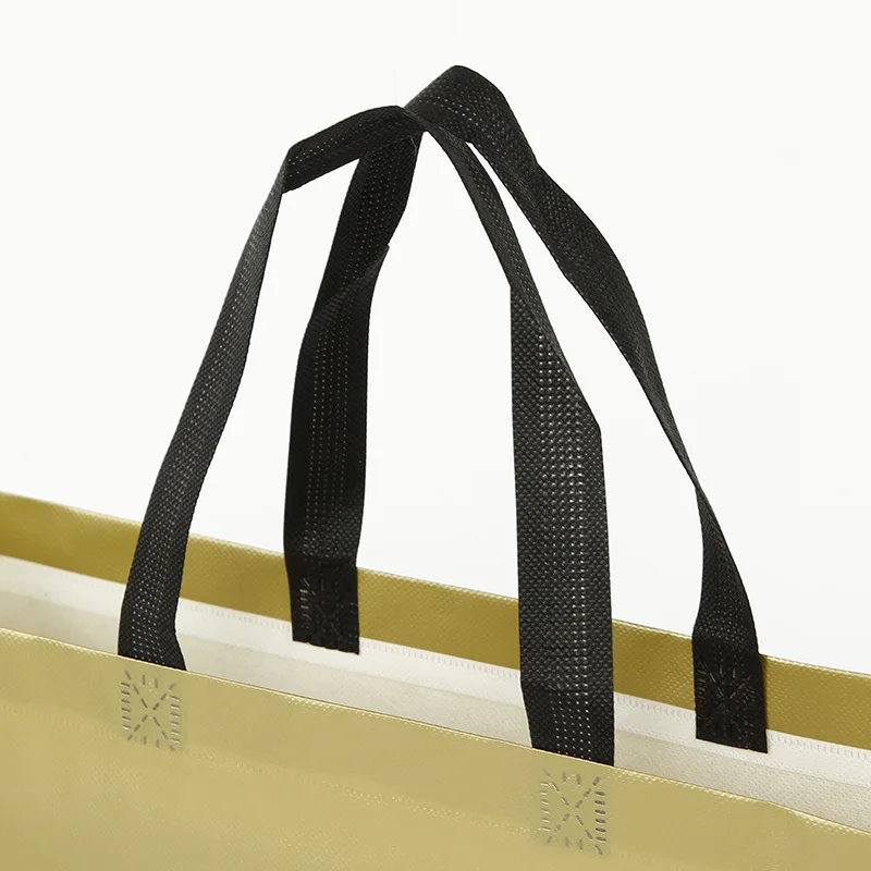 YC Promotional Reusable Custom Tote Polypropylene Shopping Packaging Laminated Non-woven Bags With Logo