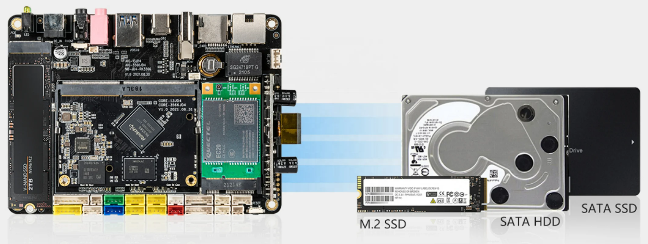 RK3566 Quad-core Open Source android 11 linux Yocto rk3566 Development board arm core board Rockchip rk3566 som core board
