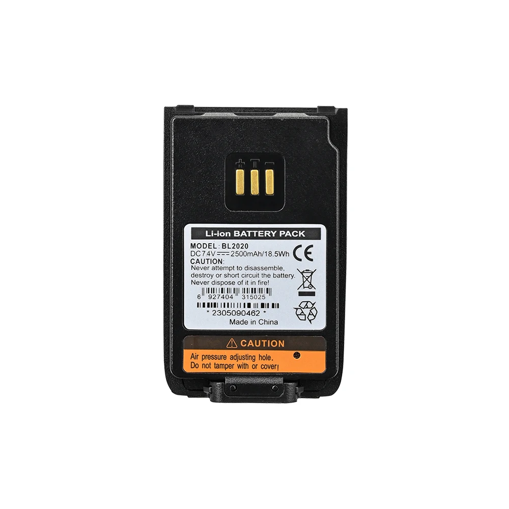 Rechargeable replacement walkie talkie battery pack BL1502 BL1504 BL2020 for Hytera PD405 PD485 PD502 PD506