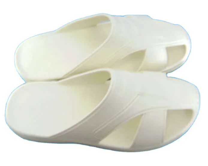 Top Quality Blue white SPU material laboratory work cleanroom antistatic ESD slipper esd conductive safety shoes