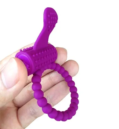 Strong Vibration Cock Penis Ring Vibrator Silicone Tongue Rubber Male Products Delay Ejaculation Cock Ring For Men Adult Sex Toy