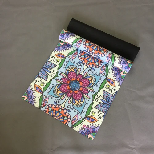 Factorysale Fitness Printed Personalnized Design Dropship Custom Eco Rubber Yoga Mat