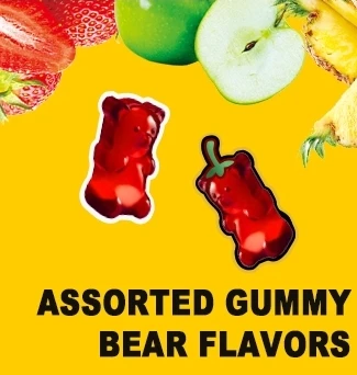 Spicy Flavored Gummy Candies, Chili Powder Covered Gummies Mexican Snacks and Candy