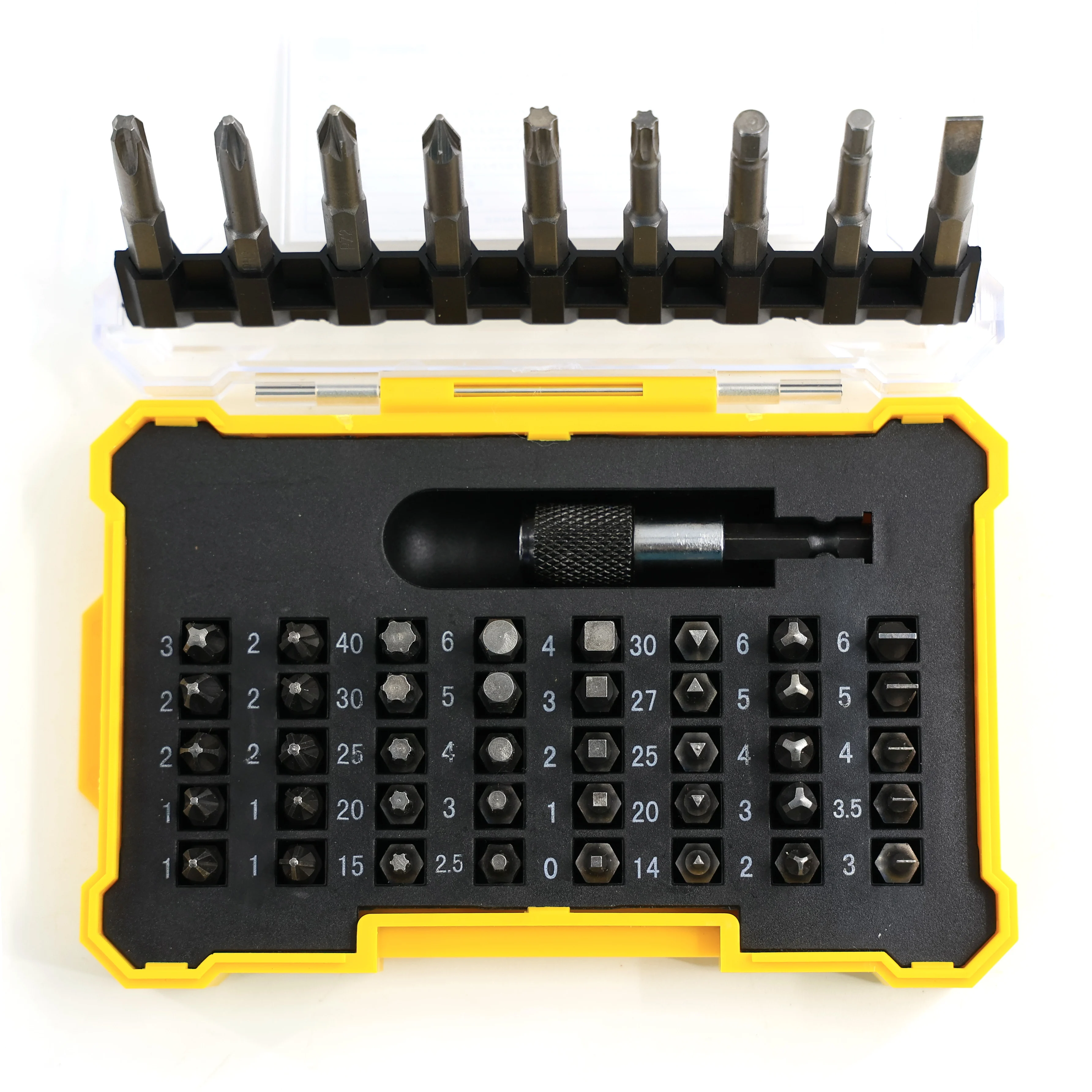 Профессиональный набор магнитных насадок для отвертки 50 шт. Набор прецизионных насадок для отвертки с держателем для насадок