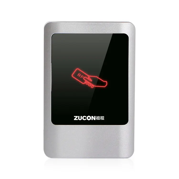 ZCUON metal waterproof outdoor DC12V 13.56mhz/125khz card reader access control machine with master card
