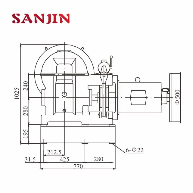 TORINDRIVE elevator geared traction machine YJ240B
