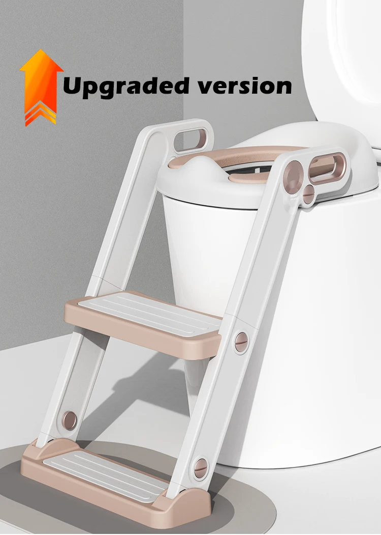 Hot Selling Toddlers Bathroom Child Newborn Step Stool Ladder Kids Baby Portable Toilet Trainer Potty Training