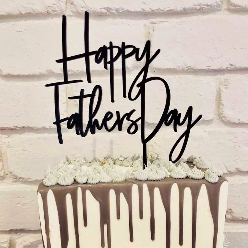  Лидер продаж акриловый Топпер для торта в стиле super dad we love you