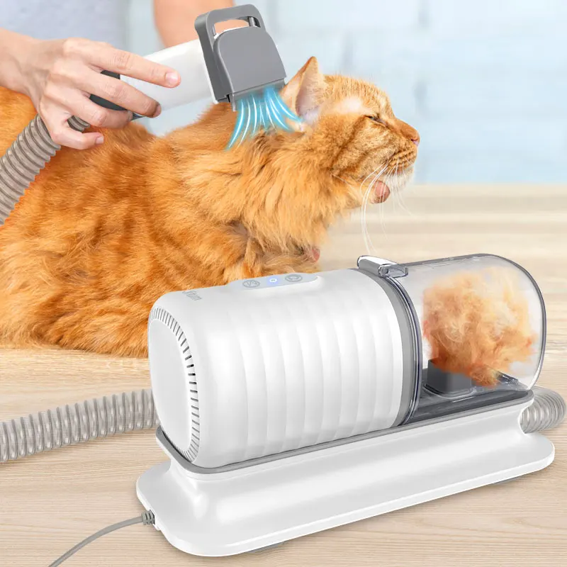 Grooming Kit Pet with  Clipper Grooming Brush Nozzle Brush