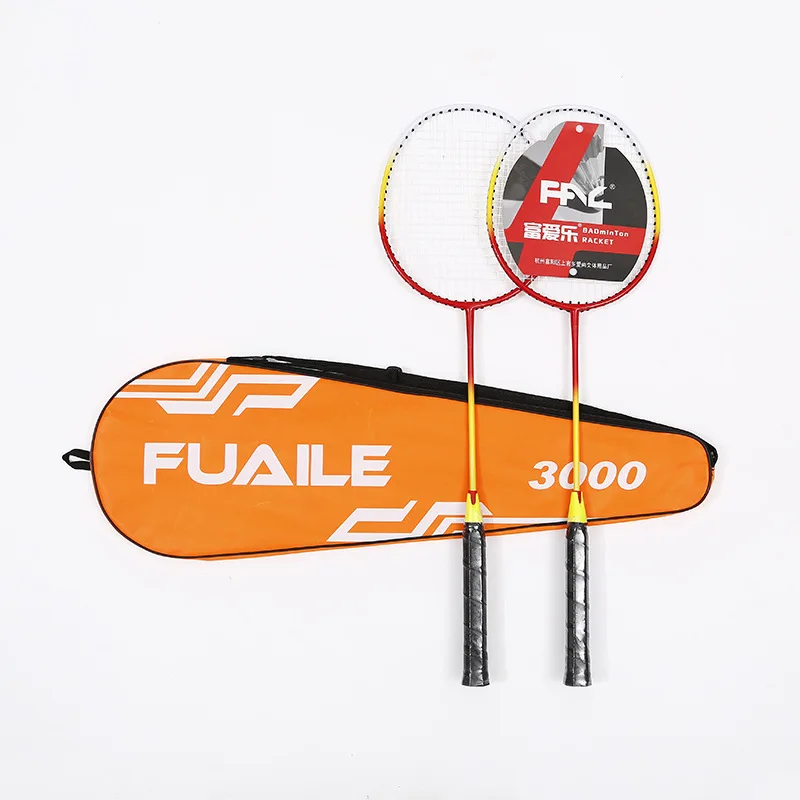 New Design Ferroalloy Integrated Badminton Racket Professional Top Badminton Racket for Practice or Home Entertainment
