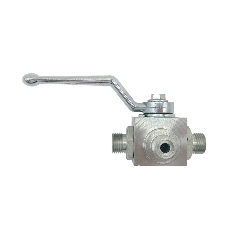 KHB3K-M42*2 JB984-77 male thread stainless steel hydraulic high pressure ball valve 1inch with cheap price