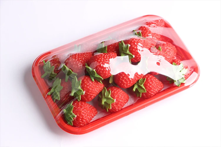 Supermarket Disposable Plastic Packaging Blister Clear Tray Plastic Biodegradable Meat Fish Food Tray