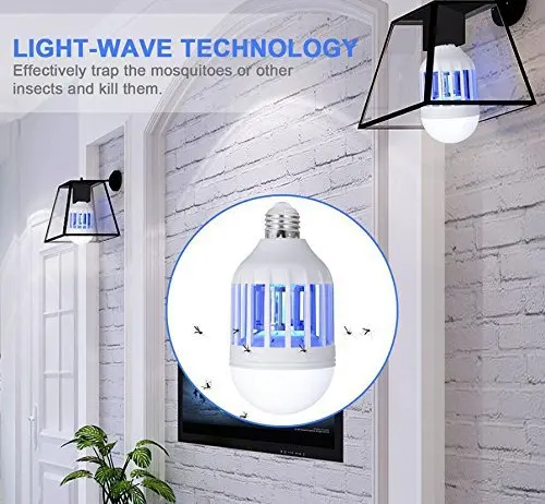 Indoor 2 in 1 Mosquito Killer E27 LED Bulb 9W 16W 20W Uv Led Lamp Insect Anti-Mosquito Repeller Killing Fly Bug