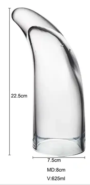 2019 Hot Sale Beer Cup Glass 600ml Horn Beer Glass