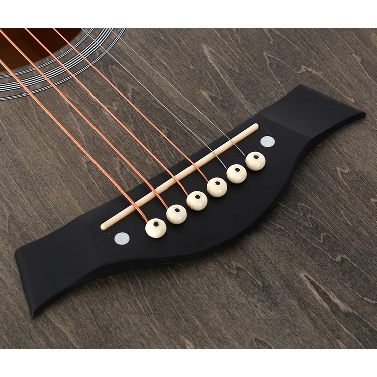 
2020 Beginner Colorful 41 inch Full Basswood Plywood Acoustic Guitar Factory Direct Grey guitar 