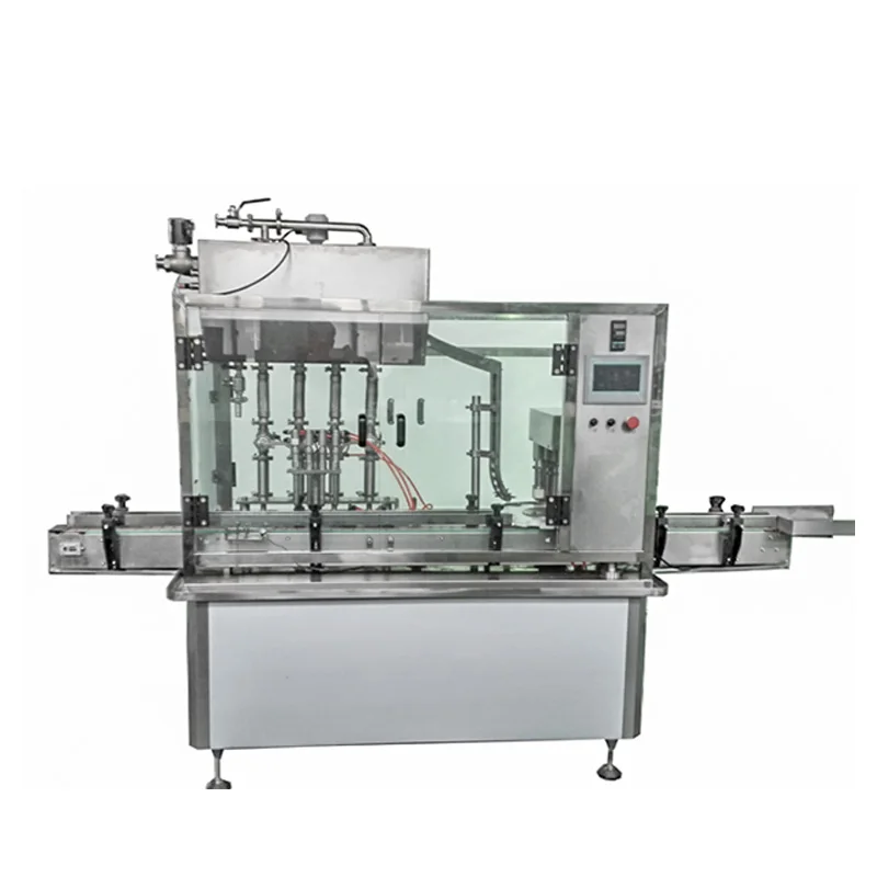 Glass Jar Sticker Square Water Bottle Sleeve  Automatic Round Bottle Plastic filling machine