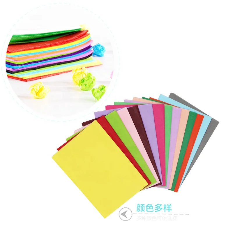 Hot Sale 36 Colors Decorative Art Wrapping Tissue Paper For Gift Packaging Birthday Christmas