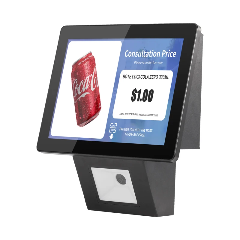 High Quality Barcode Scanner Factory Price Checker QR Code POE Optional Price Checking