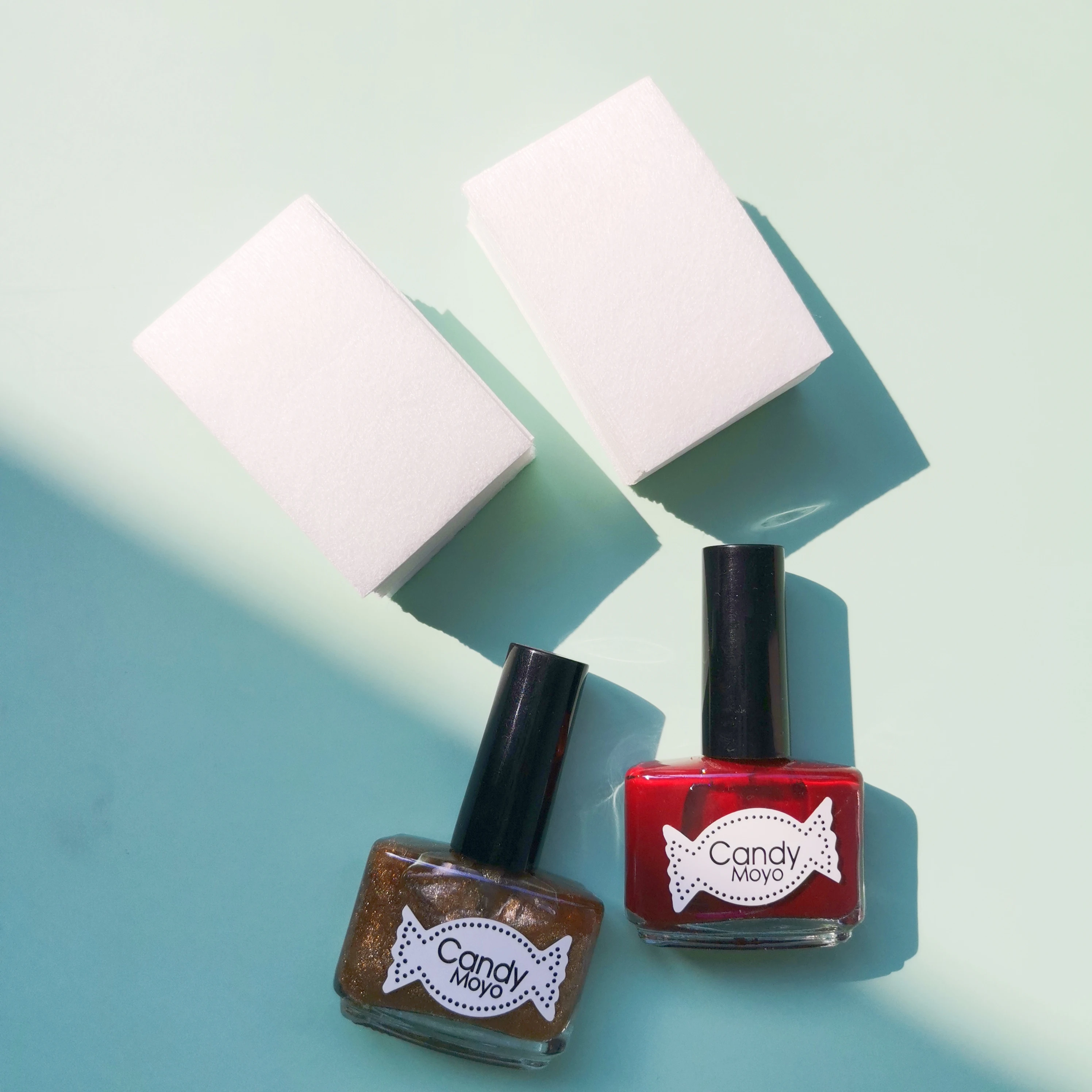 OEM nail polish remover cotton flannelette manicure special tool disposable cleaning scrub odorless nail wipes