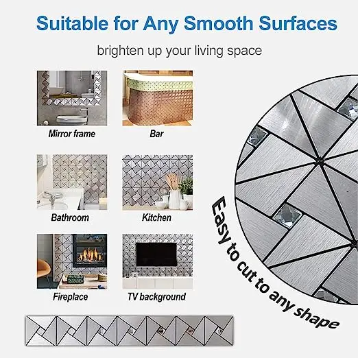 SXP nice looking glass mosaic tile for home decoration  peel and stick gold mosaic tile