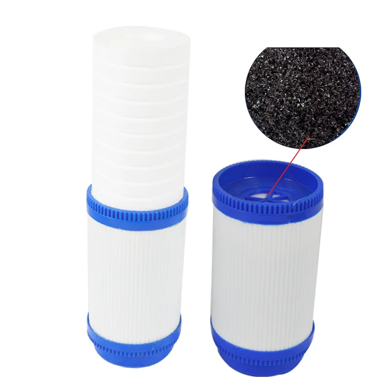 PP sediment granular activated carbon filter element 10 inch double section filter cartridge