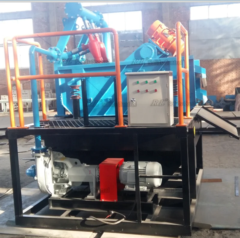 Mud purification equipment is used on field construction sites