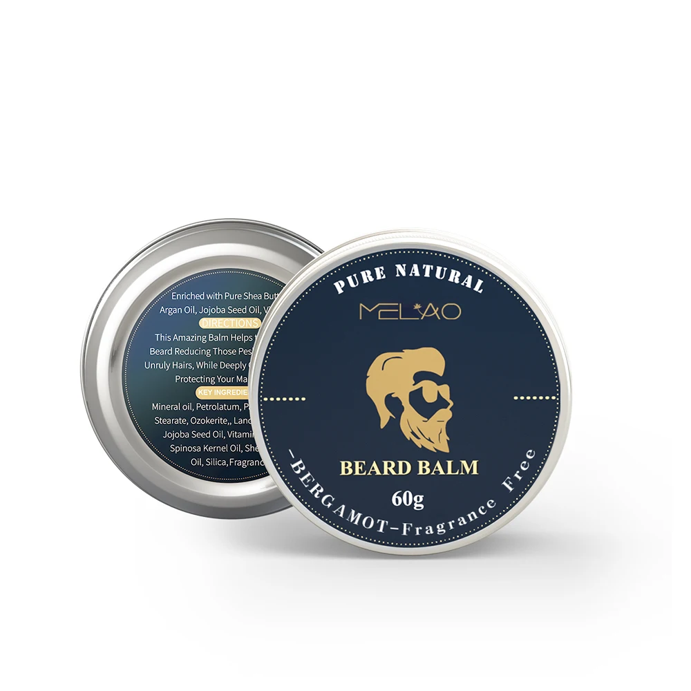Wholesale Private Label 100% Pure Organic Beard Growth Shaping Smoothing Mens beard oil and balm Beard Care  custom