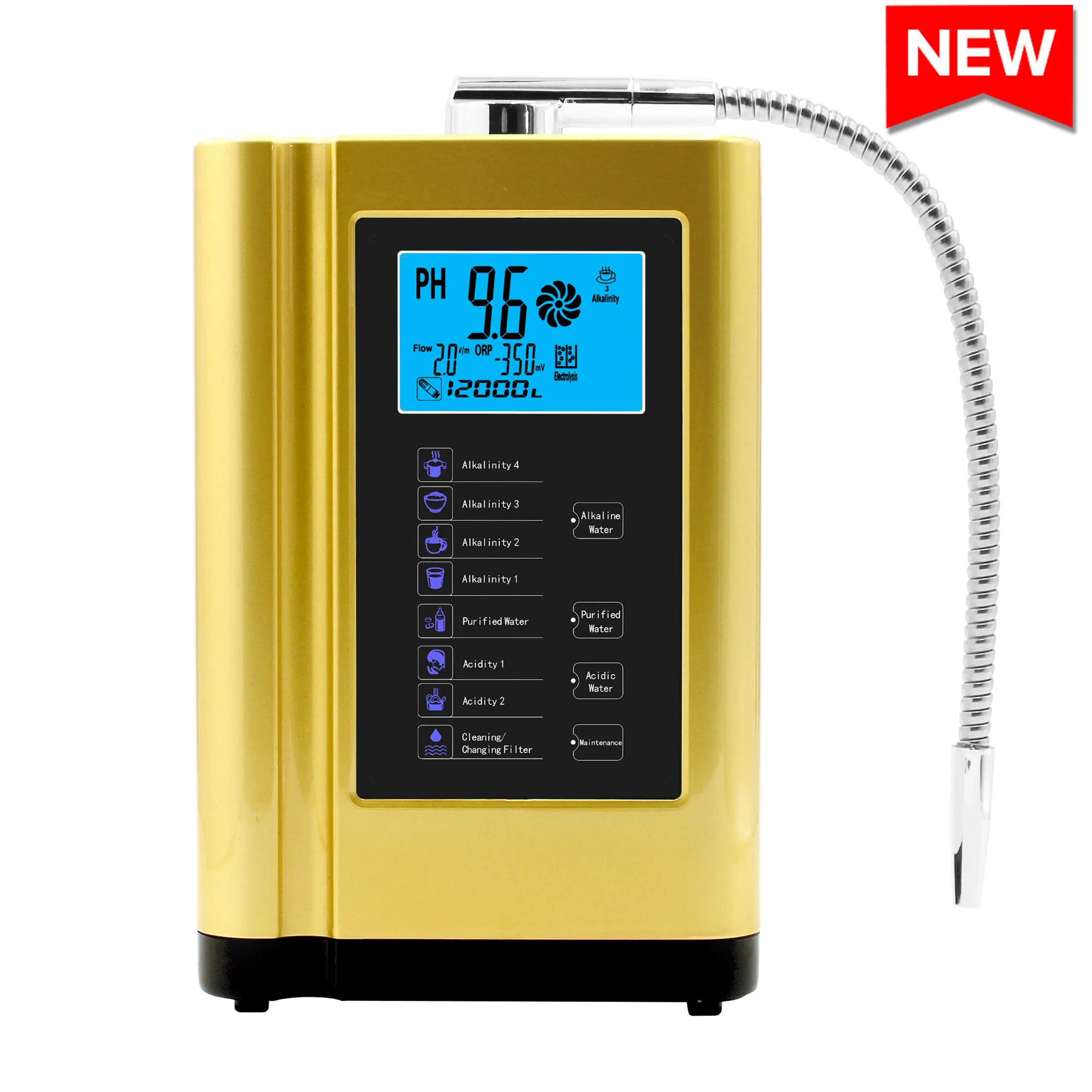 Household Filtration system alkaline  ionized water machine