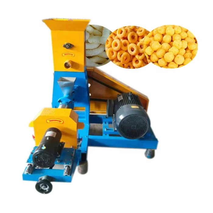 High-quality	large capacity corn puff making machine corn puff extruder machine extruder machines commercial