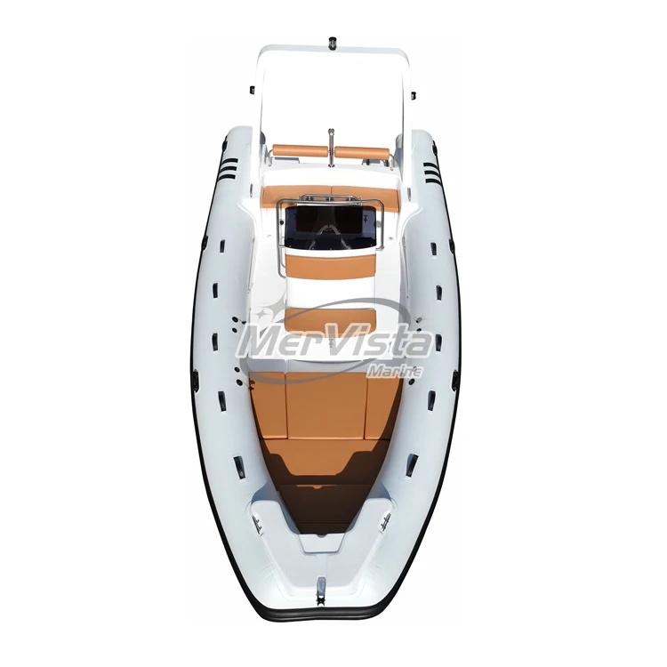 22ft hypalon ПВХ Стекловолоконный Материал корпуса Жесткий Корпус Надувная лодка для гребли