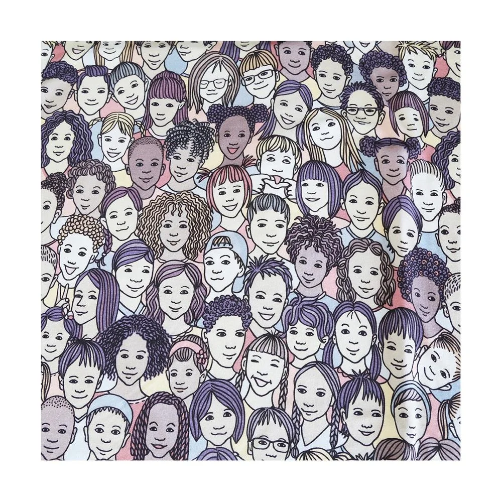 High Quality digital printing on Bamboo french terry spandex fabric