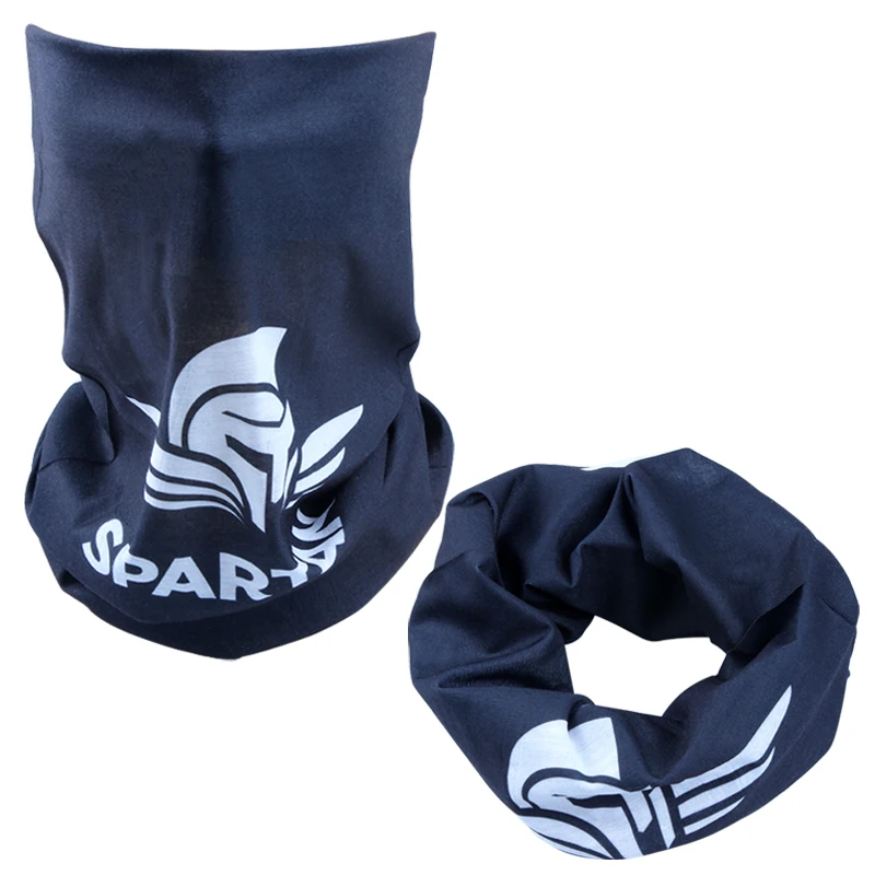 Factory custom design printed logo recycled RPET bandana seamless tubular bandana scarf face cover neck gaiter for sports